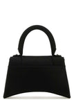 Balenciaga Women Black Satin Small Hourglass Handbag