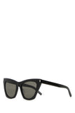 Saint Laurent Unisex Black Acetate Sl 214 Sunglasses