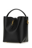 Saint Laurent Women Black Leather Le 37 Bucket Bag