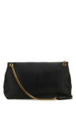 Saint Laurent Women Black Leather Big Calypso Shoulder Bag