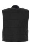 Palm Angels Women Black Nylon Vest