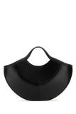 Alexander Mcqueen Women Black Leather The Cove Shopping Bag
