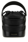 Alexander Mcqueen Women Black Leather The Rise Bucket Bag