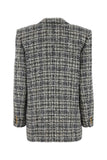 Alessandra Rich Women Embroidered Tweed Oversize Blazer