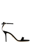 Mach&Mach Women Black Suede Sandals