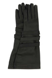 Saint Laurent Women Black Leather Gloves