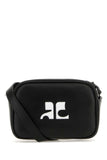 Courreges Women Black Leather Reedition Shoulder Bag