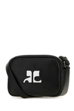Courreges Women Black Leather Reedition Shoulder Bag