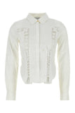 Marine Serre Women White Cotton Shirt