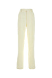 Bottega Veneta Women Cream Linen Pant