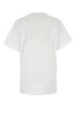 Max Mara Women White Cotton Mango T-Shirt