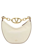 Valentino Garavani Women Ivory Leather Mini Hobo Vlogo Moon Handbag