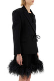 Valentino Garavani Women Black Wool Blazer