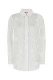 Valentino Garavani Women White Cotton Shirt