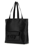 Valentino Garavani Men Black Nappa Leather Valentino Garavani Noir Shopping Bag