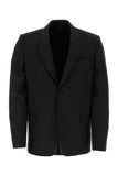 Givenchy Men Black Stretch Wool Blend Blazer