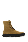 Tod's Men Camel Suede Ankle Boots