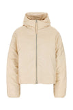 Jil Sander Women Cream Nylon Blend Down Jacket