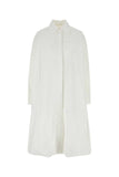 Jil Sander Women White Poplin Shirt Dress
