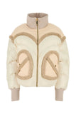 Khrisjoy Women Ivory Nylon Corazon Down Jacket