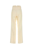 Maison Margiela Women Cream Mohair Blend Pant