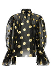 Dolce & Gabbana Women Printed Organza Blouse