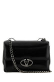 Valentino Garavani Women Black Leather Small Vlogo Shoulder Bag