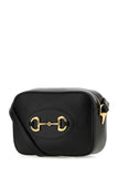 Gucci Women Black Leather Gucci Horsebit 1955 Crossbody Bag