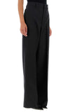 Gucci Women Slate Wool Wide-Leg Pant