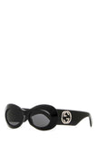 Gucci Women Black Acetate Sunglasses