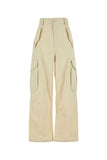 Bottega Veneta Women Sand Cotton Blend Cargo Pant