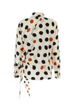 Bottega Veneta Women Printed Silk Shirt