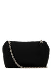 Balenciaga Women Black Nylon Medium Monaco Shoulder Bag