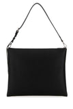 Fendi Men Black Leather Fendi After Fendi Roma Shoulder Bag