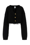 Vetements Women Black Alpaca Blend Cardigan