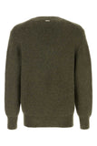 Salvatore Ferragamo Men Dark Green Cashmere Sweater