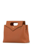 Mcm Women Caramel Leather Mini Soft Diamond Handbag