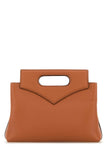 Mcm Women Caramel Leather Mini Soft Diamond Handbag