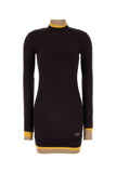 Fendi Women Plum Wool Blend Dress