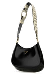 Prada Women Black Leather Cleo Shoulder Bag
