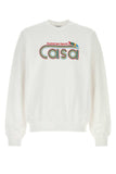 Casablanca Men White Cotton Sweatshirt