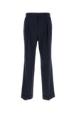 Casablanca Men Navy Blue Wool Pant