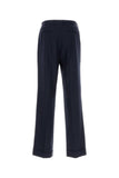Casablanca Men Navy Blue Wool Pant