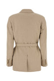 Max Mara Women Cappuccino Wool Blend Randers Blazer