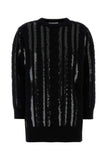 Max Mara Women Black Wool Blend Mambo Sweater Dress