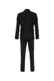 Dsquared Men Black Virgin Wool Blend London Suit