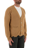 Alexander Mcqueen Men Biscuit Cotton Cardigan