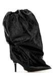 Alexander Mcqueen Women Black Leather Ankle Boots