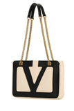 Valentino Garavani Women Ivory Nappa Leather Small Viva Superstar Shoulder Bag