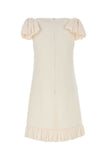 Valentino Garavani Women Ivory Wool Blend Dress